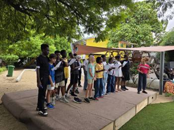 Schuljahresendfeier / End of schoolyear celebration