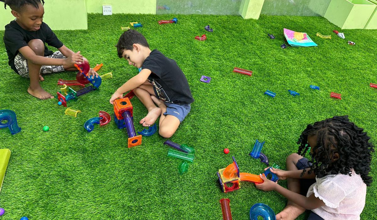 The magnetic marble run