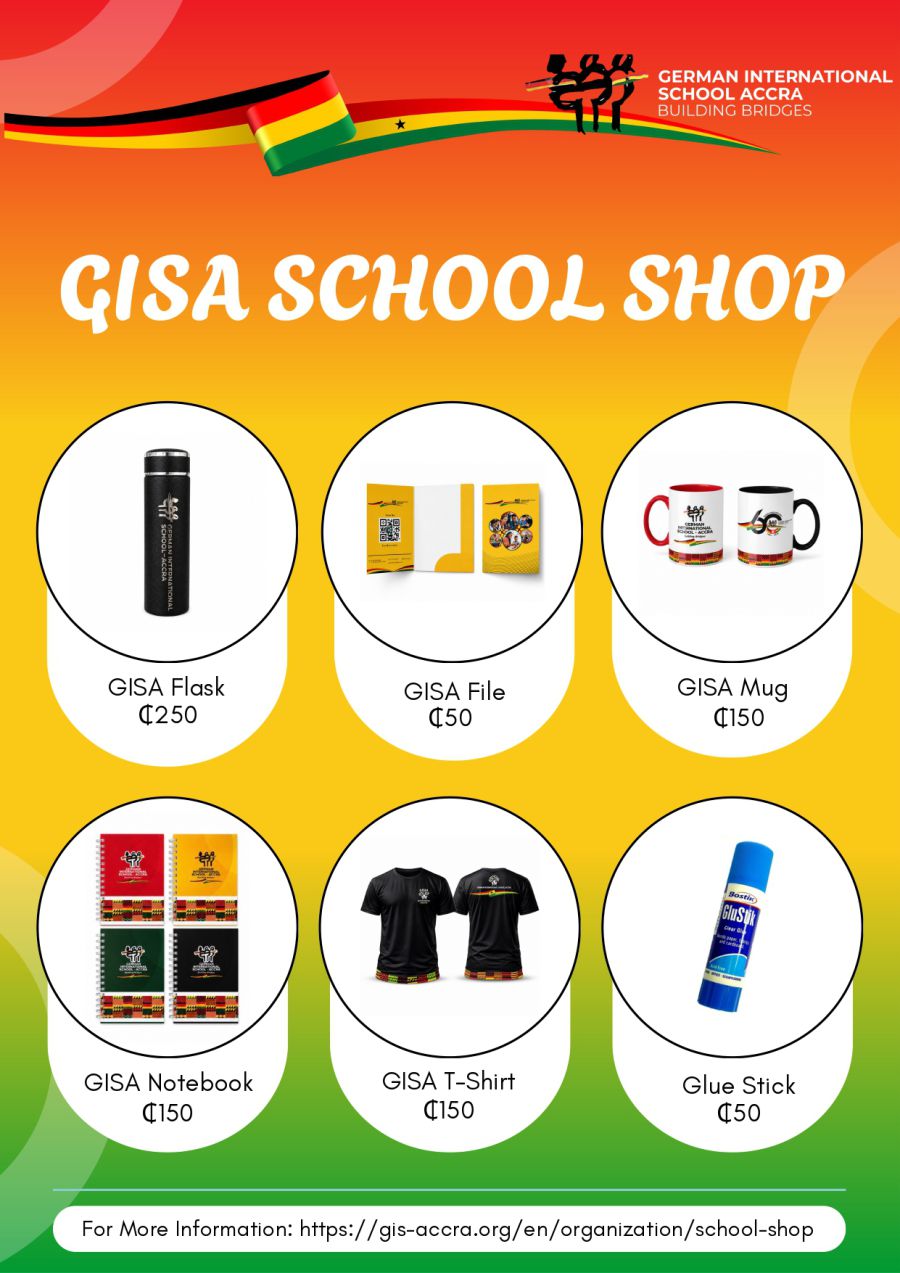 GISA School Shop Pricelist 2026/2027 Page 3