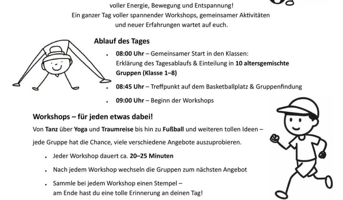 Tag der Bewegung und Entspannung