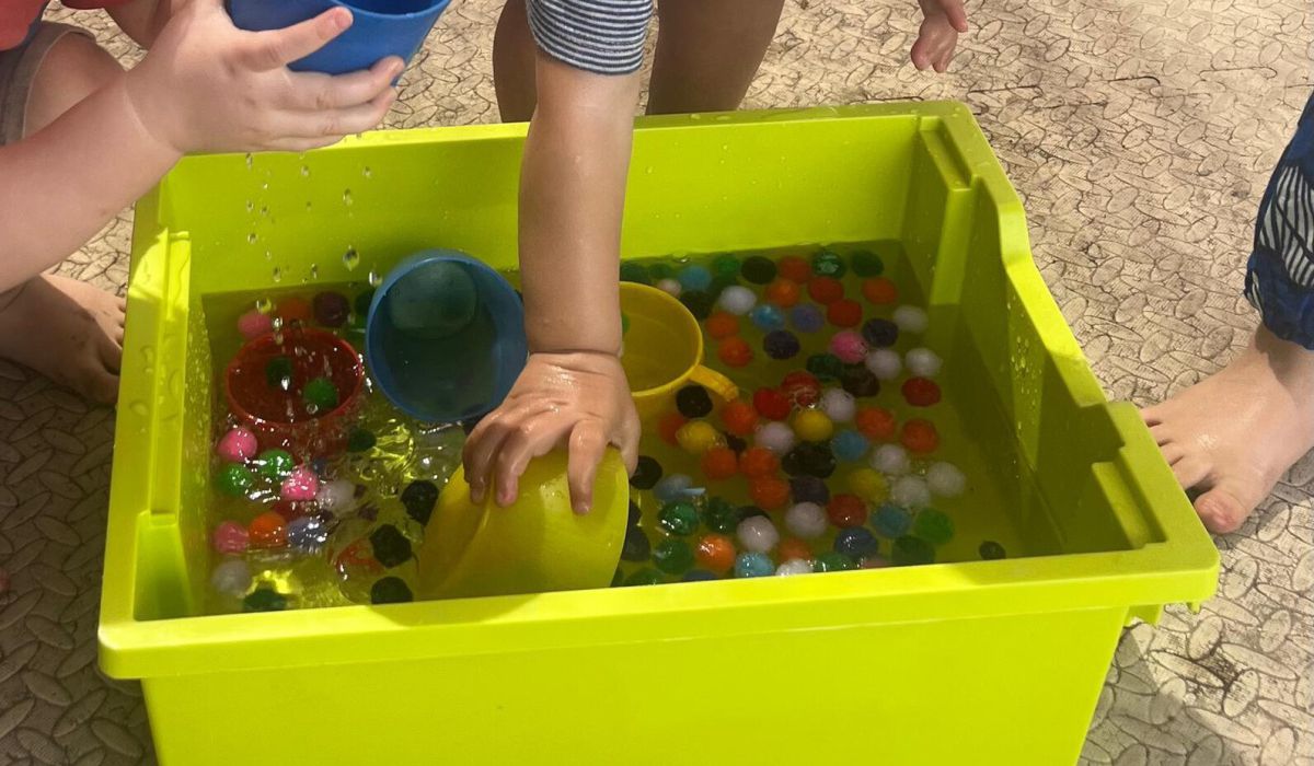 Colours and Water – Learning Through Exploration in the Nursery