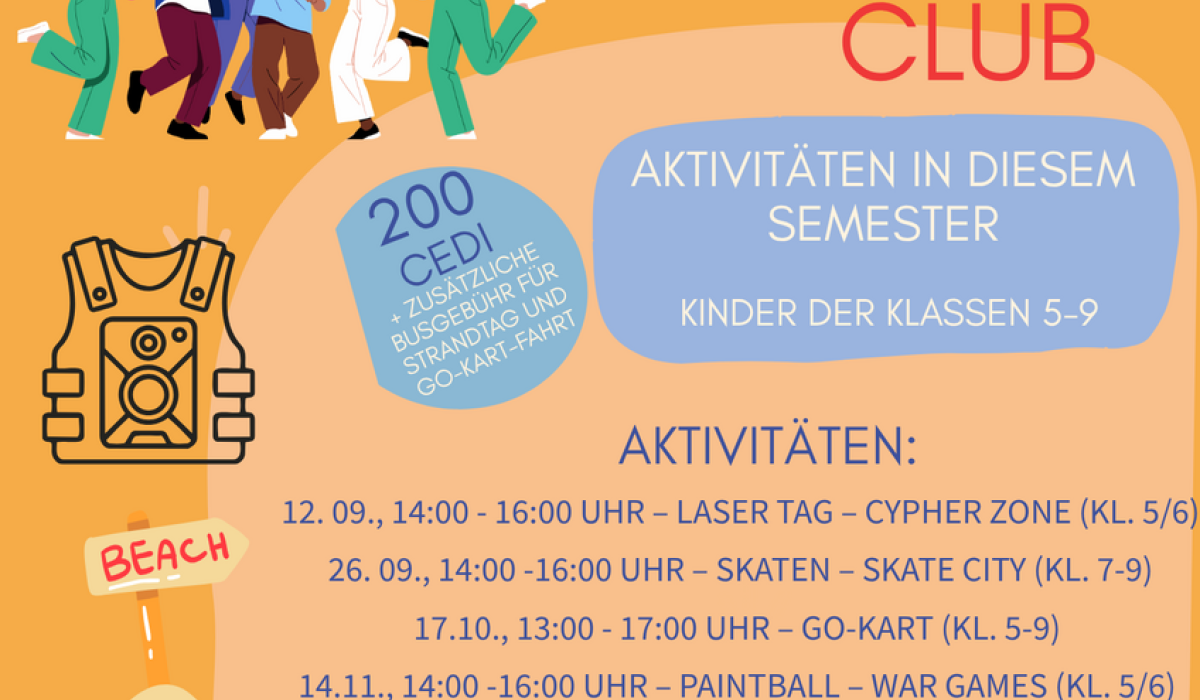 Teen Club – Neues Semester!