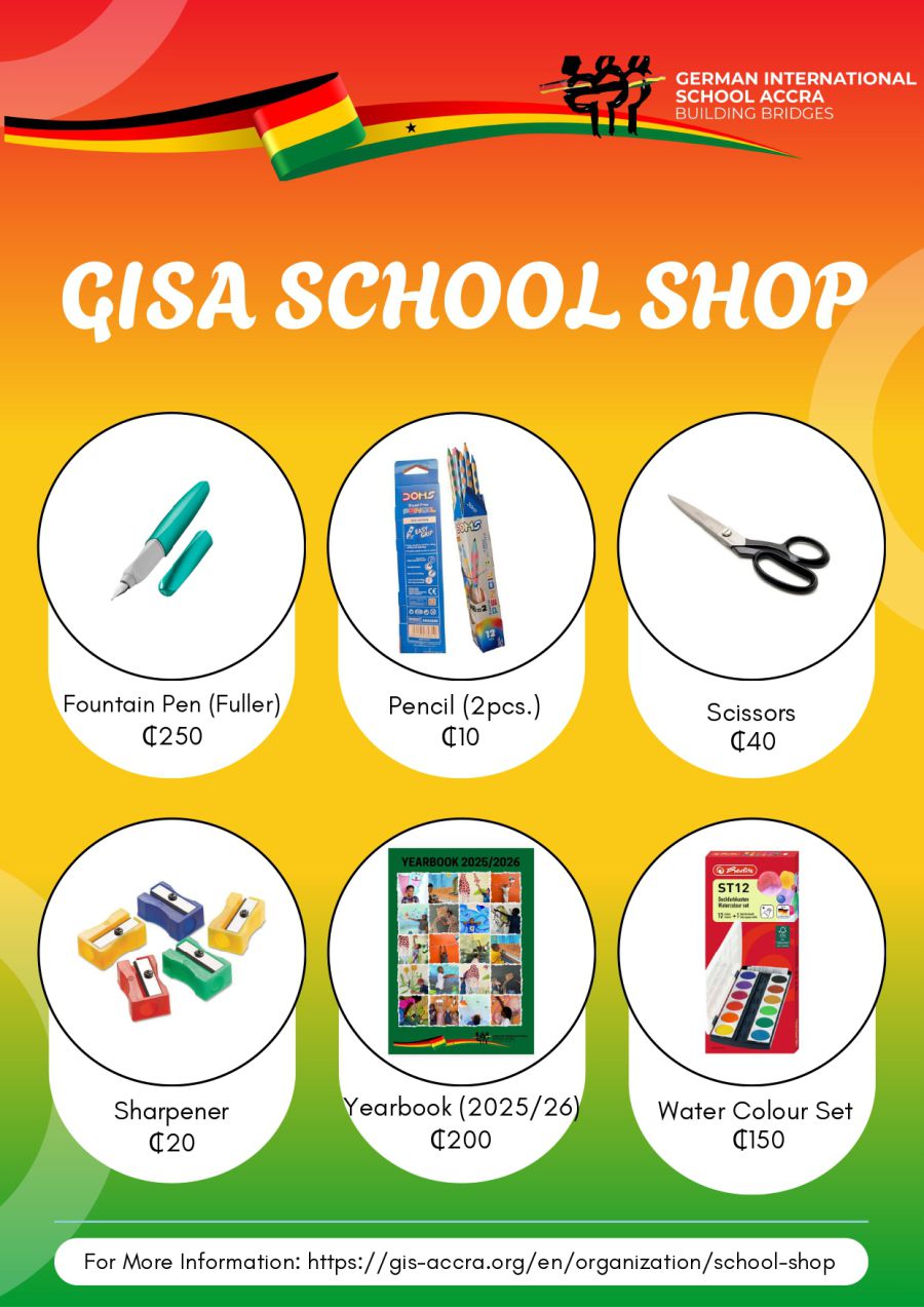 GISA School Shop Pricelist 2026/2027 Page 4