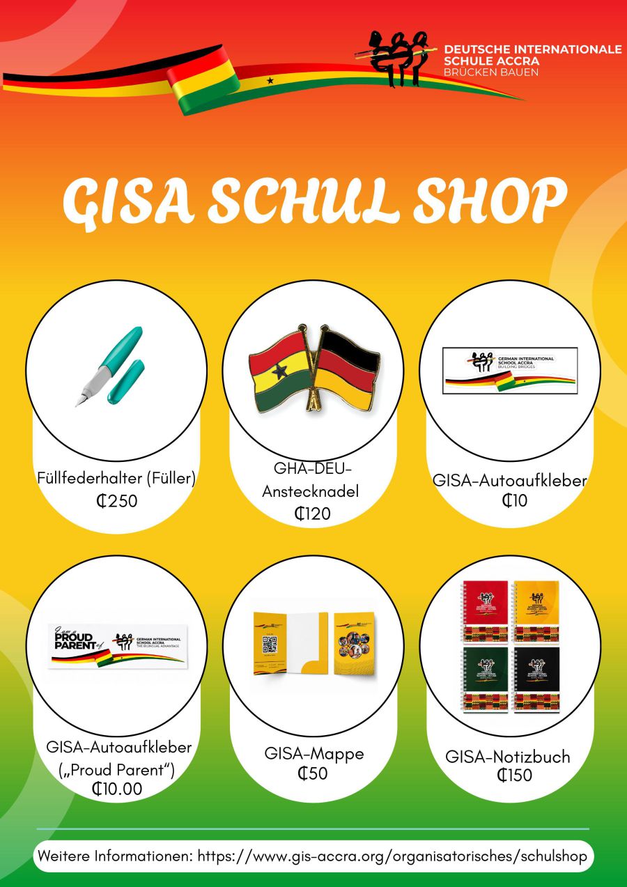 GISA School Shop Preisliste 2026/2027 Seite 2