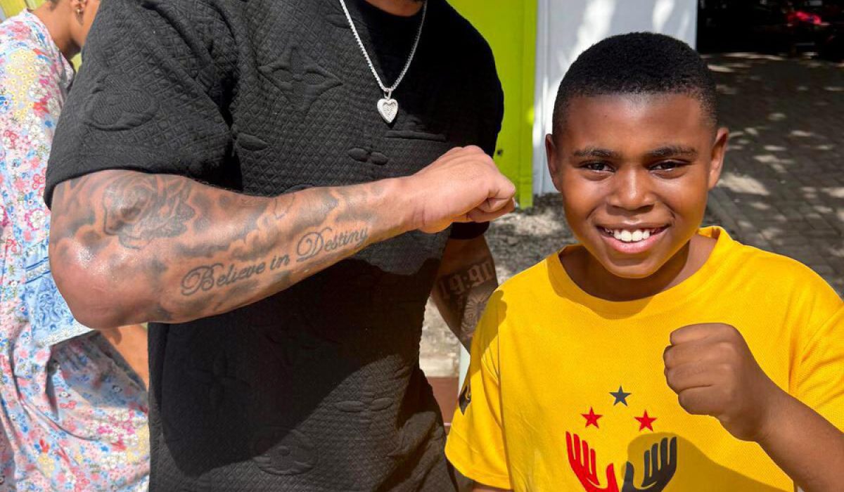 Visit from boxing world champion Freddy Kiwitt