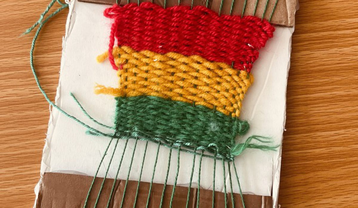 Vom Entwurf zum Gewebe – Kreatives Arbeiten am Webrahmen